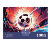 SoccerBallEnergy 1000 Pezzi Puzzle Puzzle Premium Cartone Spesso - Ultra Difficile, Relax E Creatività, Adulti 52x38cm/1000pcs