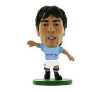 SoccerStarz SOC229 Man City David Silva-Home Kit (versione 2019) /statuette, verde