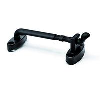 Socchiudi finestra manuale per finestre e persiane a 2 ante regolabile ESINplast Bruco, Nero