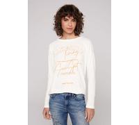 Soccx Maglietta 'Rock the Boat' arancione / offwhite, Taglia XXL