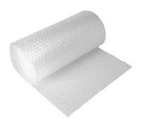 Socepi Bubble Wrap Rotolo Pluriball Bianca, Polietilene, 50 cm x 100 m, Triplo Strato Bolle Aria, Ideale per Traslochi e Prodotti Fragili