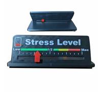 Social Battery Slider Pin Decor - Barra di visualizzazione dell'umore in acrilico trasparente, indicatore di energia manuale, indicatore di stato delle emozioni desktop, pannello di visualizzazione