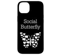 Social Butterfly Networking Connessione ai social media Custodia per iPhone 14 Plus