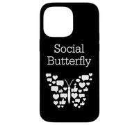 Social Butterfly Networking Connessione ai social media Custodia per iPhone 14 Pro Max