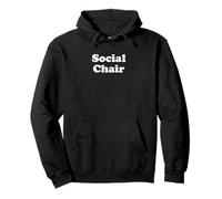 Social Chair - Fraternity Sorority Frat Greek Star T-Shirt Felpa con Cappuccio