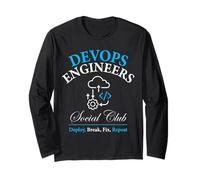 Social Club per Ingegneri Devops Maglia a Manica