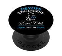 Social Club per ingegneri DevOps PopSockets PopGrip Adesivo