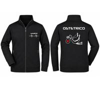 Social Crazy Felpa Full Zip Uomo Ostetrico Cicogna Personalizzata