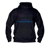 Social Crazy Felpa Uomo con Cappuccio Basic Top qualità Top - L'allenatore nel Pallone - Longobarda - Trash - Humor - Divertente Humor Made in Italy (L, Nero)