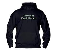 Social Crazy Felpa Uomo con Cappuccio Basic Top qualità Top vestibilità - Directed BY David Lynch - Divertente Humor Made in Italy (L, Nera)