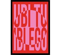 Social Crazy GLOBAL POSTER CON CORNICE - UBI TU IBI EGO (20X31 CM, NERA)