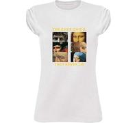 Social Crazy Maglia T-Shirt Donna - They Eyes Chico, They Never Lie - Maglietta Super vestibilità Top qualità (IT, Testo, XXL, Regular, Regular, Verde)