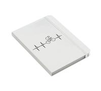 Social Crazy Notebook Personalizzato- BATTITO CICLISTA - diario note appunti (ROSSO, A5)