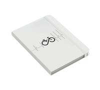 Social Crazy Notebook Personalizzato- BATTITO MTB - diario note appunti (BLU, A6)