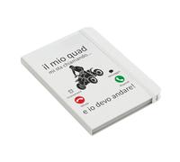 Social Crazy Notebook Personalizzato- il mio quad mi sta chiamando - diario note appunti (ARANCIONE, A5)