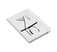 Social Crazy Notebook Personalizzato- KIMONO KARATE - diario note appunti (BIANCO, A5)