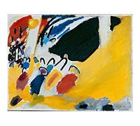 Social Crazy POSTER su carta fotografica premium 270 gr - Kandinsky - Impression III (concert) - Fine Art Print Locandina HD 100% QUALITà ITALIA Idea Regalo Casa quadro home (A3)