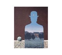 Social Crazy POSTER su carta fotografica premium 270 gr - Magritte - Il donatore felice - Maxi Poster - Fine Art Print Locandina HD 100% QUALITà ITALIA Idea Regalo Casa quadro home (A3)