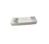Social Crazy Scatole Portaconfetti per cerimonie Personalizzate - Te Lo Prometto Papavero Verde - Scatoline Bomboniere battesimo, compleanno, porta bomboniere personalizzato MADE IN ITALY (Pz 10)