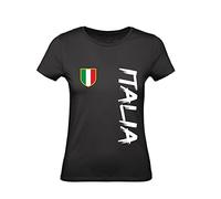 Social Crazy T-Shirt Donna Cotone Basic Super vestibilità Top qualità - Italia Modello 2 - Divertente Humor Made in Italy (XL, Nera)