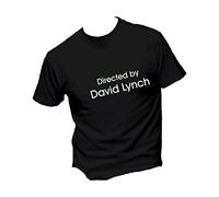 Social Crazy T-Shirt Uomo Cotone Basic Super vestibilità Top qualità - Directed BY David Lynch - Divertente Humor Made in Italy (S, Nera)