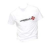 Social Crazy T-Shirt Uomo Cotone Basic Super vestibilità Top qualità - Umbrella Corporation - Divertente Humor Made in Italy (Bianco, XXL)