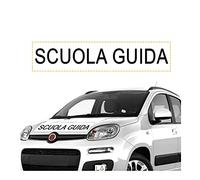 Social Crazy Targa Magnetica per Auto 100x30 Cm in Vinile, Ideale per Autoscuole e Autosaloni, Uso Autostradale