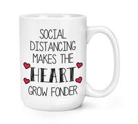 Social Distancing Marchi il Cuore Crescere Fonder 426ml Grande Tazza Amore San