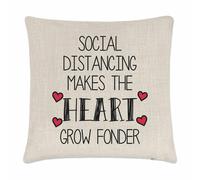 Social Distancing Marchi il Cuore Crescere Fonder Copricuscino Cuscino Love