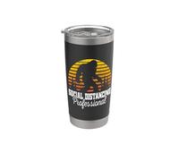 Social Distancing Professional Meme Bigfoot Hide 2021 Bicchiere termico in acciaio inox doppia parete