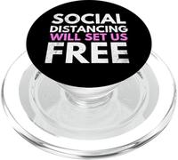 Social Distancing Will Set Us Free PopSockets PopGrip per MagSafe