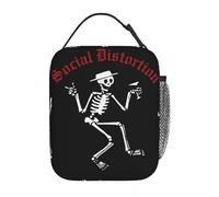 Social Distortion Music Band Sacchetto Isolato per Il Pranzo per Ufficio Punk Rock Contenitore per Alimenti Dispositivo di Raffreddamento A Tenuta Stagna Termico Bento Box