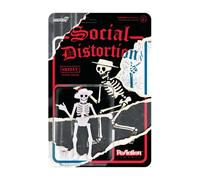 Social Distortion Skelly Action Figure ReAction da 3,75 pollici altamente collez