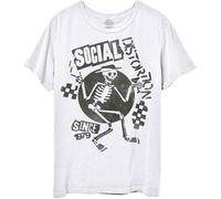 Social Distortion Speakeasy Checkerboard White M Maglietta