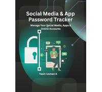 Social Media & App Password Tracker: Manage Your Social Media, Apps & Online Accounts