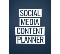 Social Media Content Planner: Strategic Guide for Effective Online Engagement - 8.5" x 11"
