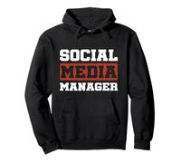 Social Media Manager Camicia Donna Uomo Social Media Manager Felpa con Cappuccio