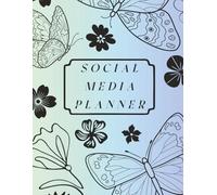 Social Media Planner: 12 Month: Influencer, Content Creator Organizer | Track: Followers, Likes, Subscribers | Competitor Analysis | Daily, Weekly and Monthly Charts