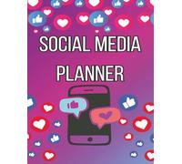 Social Media Planner: Daily Content Calendar, Marketing Strategy Tracker & Post Scheduler for Influencers, Entrepreneurs & Small Business Owners, Purple