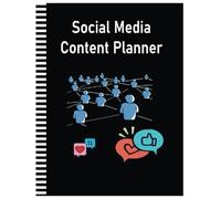 Social Media Planner: Social Media Journal and Tracker for Influencers and Managers - 8.5” x 11” 100+ Pages