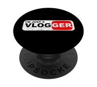 Social Media Sono solo un Vlogger PopSockets PopGrip Adesivo