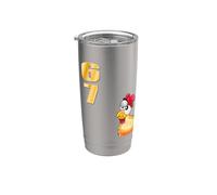 Social Network Meme 6 7 Sei Sette 67 Bicchiere termico in acciaio inox doppia parete