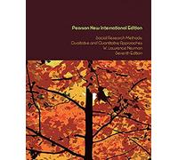 Social Research Methods: Pearson New International Edition