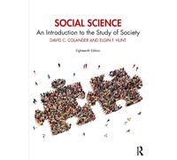 Social Science: An Introduction to the Study of Society-Colander, David-Copertin