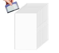 Social Security Card Protector Sleeve Clear Waterproof PVC Credit Card Sleeve for Drivers Licenses s and Family Documents Multi-Functional Protective Case for Students Coworkers Travel and Ever