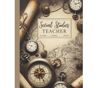 Social Studies Teacher Planner Undated: Large Monthly And Weekly Organizer And calander From January Through Decembre, Gifts For Teachers
