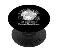 Social Studies Teacher Squad Insegno Insegnante di studi sociali PopSockets PopGrip Adesivo