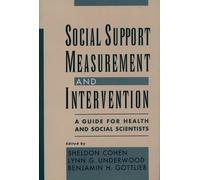 Social Support Measurement and Intervention (Copertina rigida)