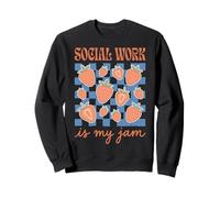 Social Work Is My Jam Assistenza All'infanzia Felpa