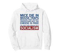 Socialismo (Dichiarazione Divertente) Felpa con Cappuccio
